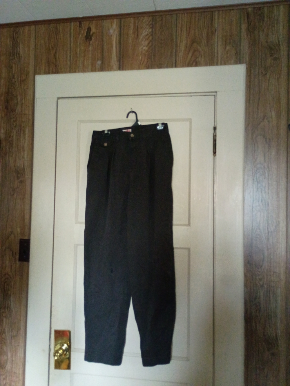 Lee Children Black Straight-Leg Dress Pants